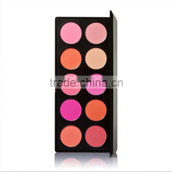 China Factory Custom OEM Cosmetic Blusher Palette With Your Own Brand Makeup