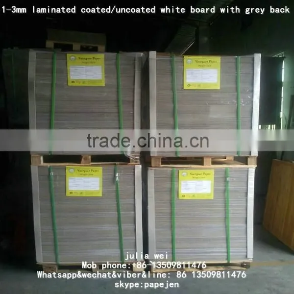Duplex Paper 1.2mm Grey Back & One Side Coated Duplex Board photo-2
