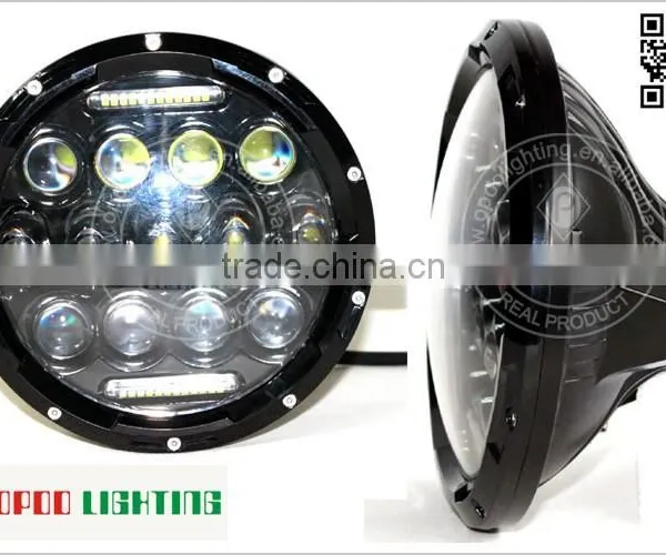 7'' 75W Jeep Led Headlight With Daytime Running photo-3