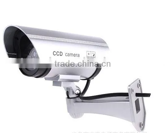 Surveillance Security Dummy Camera Fake Simulation Waterproof LED Flashing Outdoor Bullet CCTV photo-2