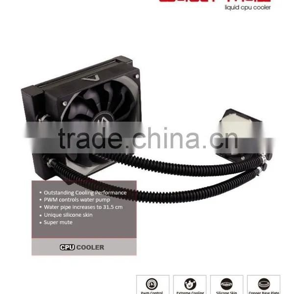 Liquid Cooler WaterMax120 Yeti Computer Liquid Cooler With Great Performance Cooling Block PWM Connector photo-3