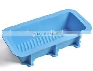100% Food Grade Large Size Rectangle Loaf Toast Bread Cake Silicone Mould photo-4