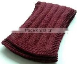 Plain Rib Knit Scarf