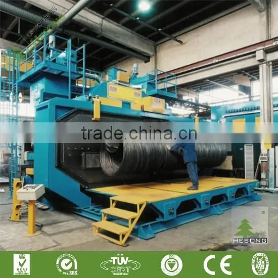 Coil Wire Shot Blasting Machine / Sandblaster Cleaning Machine photo-2