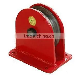 Drop Forged Hardware Alloy Steel/carbon Steel Drop Forged Plastic-sprayed Lifting Hoist Land Wheel