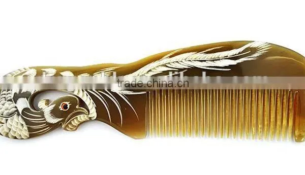 100% Handmande Nice Cow Horn Comb