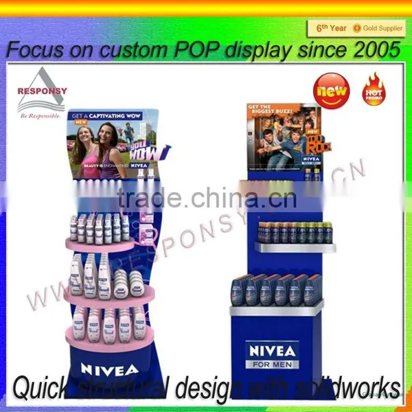 Single Side Pop up Floor Customize Accessory Display Shelf Used in Supermarket photo-5