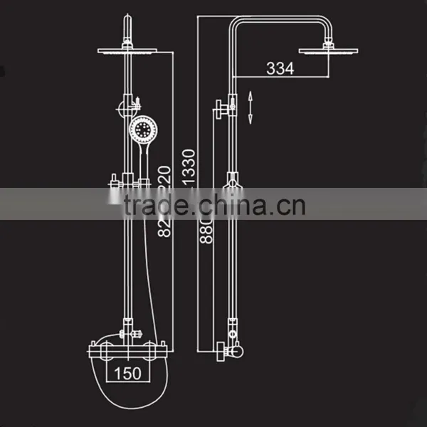 Health Thermostatic Shower Column Set photo-6