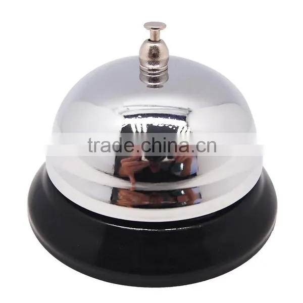 Table Call Bell in Silver Plated Cover With Colorful Painted Base photo-3