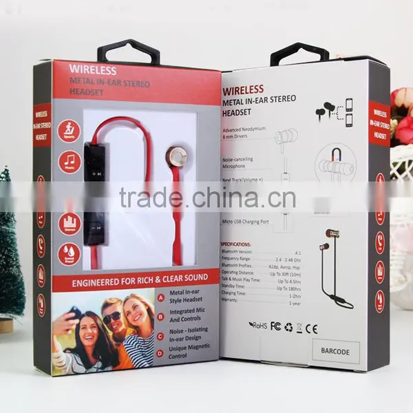 High Quality Light Weight Sport Wireless Stereo Bluetooth Headset Headphone for All Mobile Phone photo-6