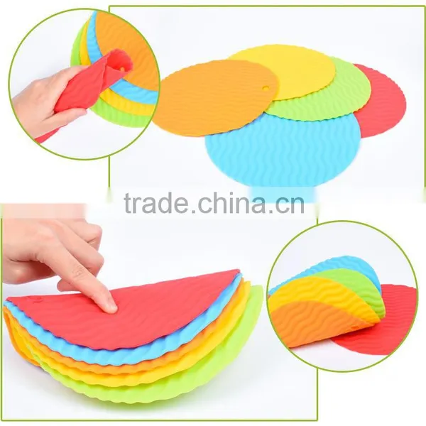 Heat Resistant Non-slip Place Mat Silicone Pot Holder photo-4
