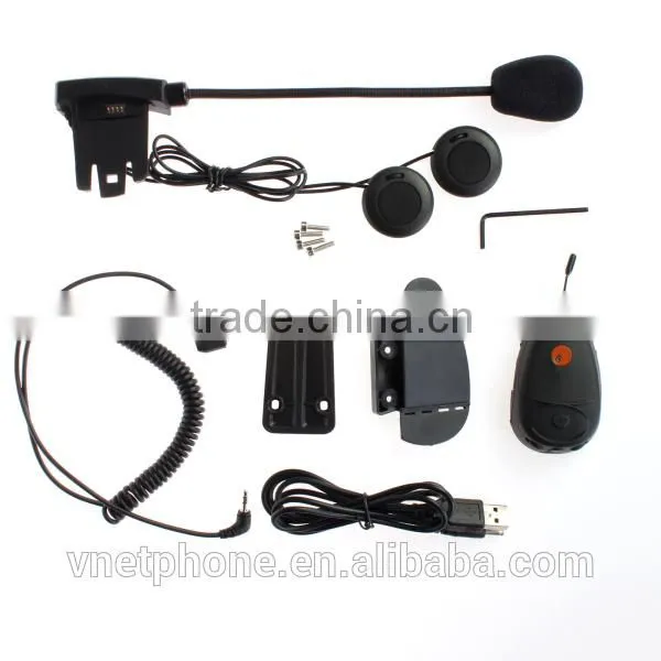 Handfree Motorcycle Helmet Bluetooth Headset Intercom photo-3