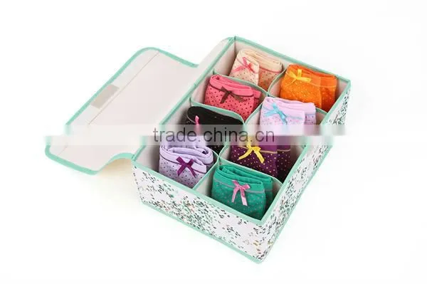 2015 New Fashion Oxford Cloth Underwear Storage Boxliving Box photo-4