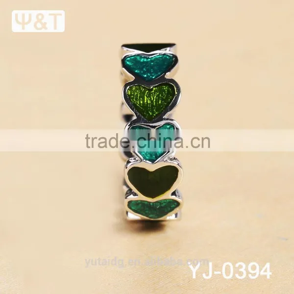 Jingli Jewelry Electroplating Heart Shaped Finger Ring (YJ-394) photo-4