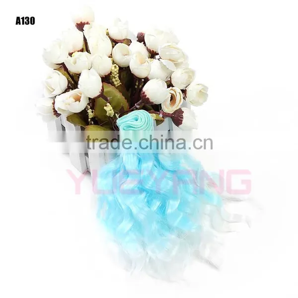 Blue Synthetic Curly Hair Bundle for Braiding photo-6