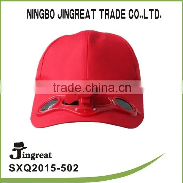 Promotional Sports Caps Solar Fan Cap