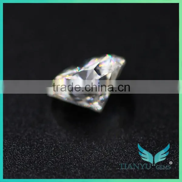 Loose Diamond Moissanite Charles 4h Sic Solitaire 8mm Round Brilliant Cut 2 Carat Moissanite photo-3