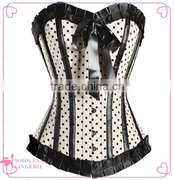 White Corset Tops to Wear Out Cheap Corset for Sale photo-4