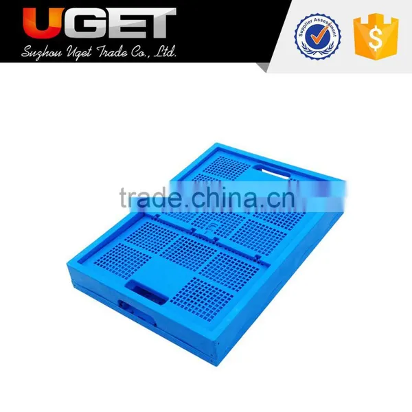 Acid and Alkali Resistance Plastic Foldable Mesh Crate for Supermarket photo-4