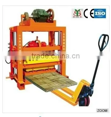 QTJ4-40 Mold Vibration Semi Automatic Concrete Hollow Block Making Machine in Guangzhou photo-5