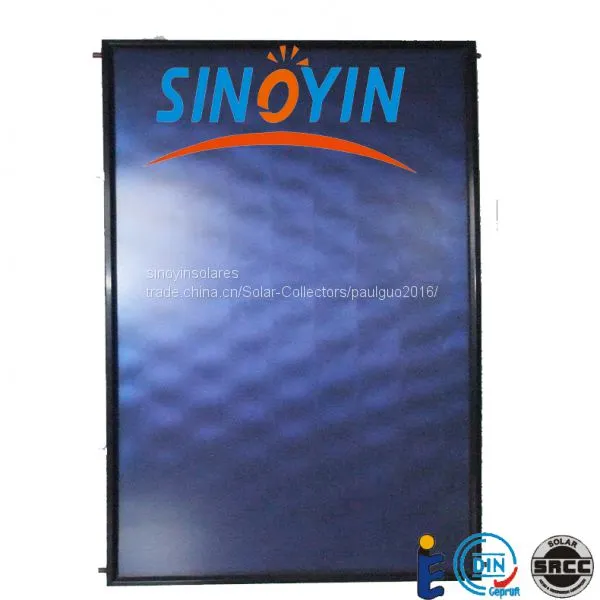 Solar Keymark Solar Panel Heating Collector of 2.15sqm,black Frame,laser Welding Absorber