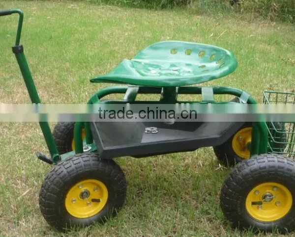 Rolling Garden Seat Cart/Removable Seat Garden Work Seat Cart TC4501E photo-5