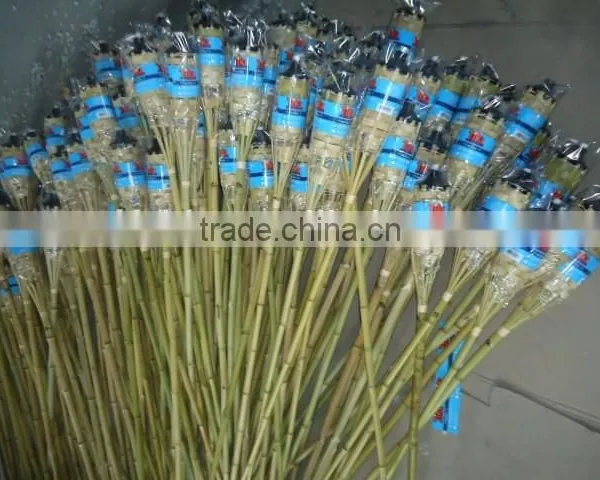 FD-008 Green Material Colorful Bamboo Oil Lamp Garden Torch photo-6