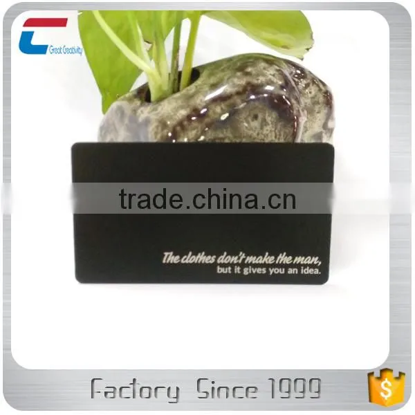 Customized Matte Black Laser Stainless Steel Metal Card photo-4