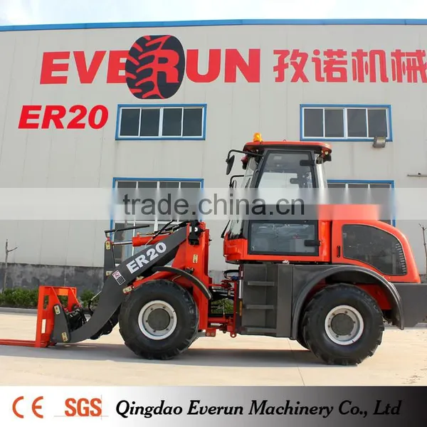 Everun New 2.0 Ton Small Wheel Loader With Wider Bucket photo-2