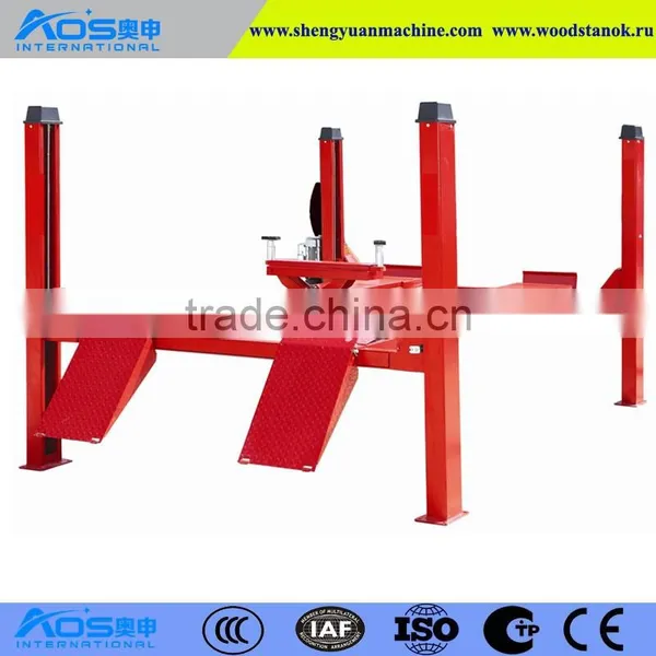 CE Approved Four Post Car Alignment Lift 4T Load photo-2