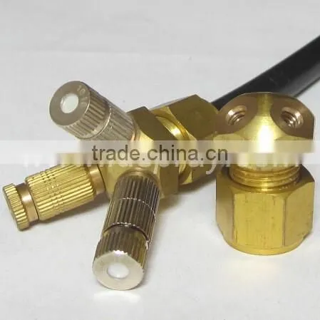 High Pressure Misting Nozzles Pipe Tube Brass Joint Connector photo-4