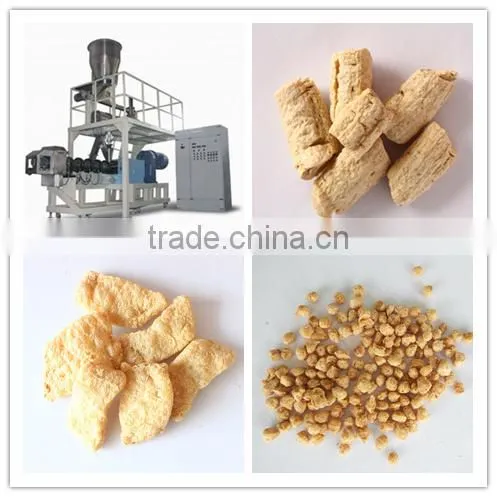 Textured Vegetarian Soya Protein Process Line Extruder Machine photo-2