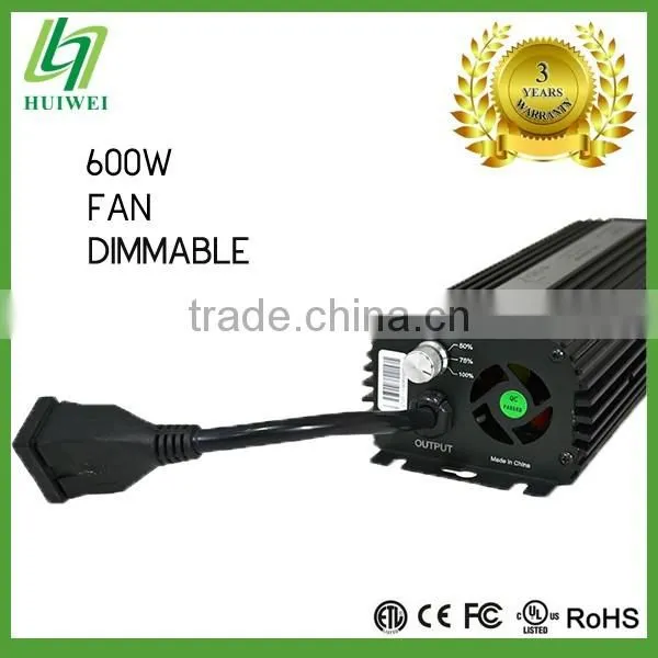 Hydroponic High Quality Light Ballast 600W Dimmable With Cooling Fan HID Ballast photo-3