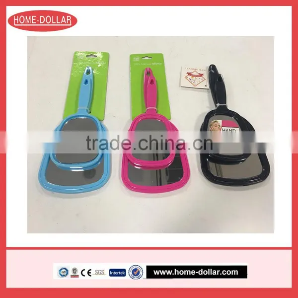 2 PC Top Quality Shape Colors Make up Small Mirror photo-3