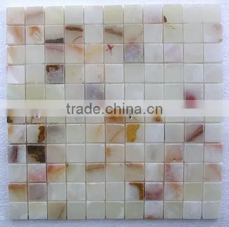 Pure Natural WHITE ONYX MOSAIC TILES COLLECTIONS photo-4