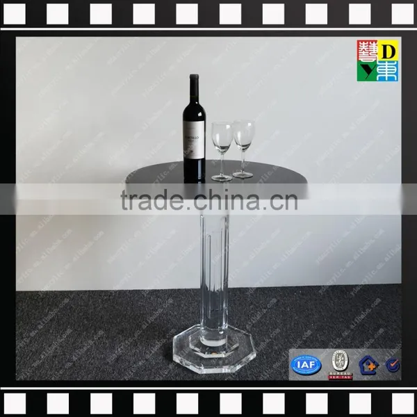 Round PMMA Furniture Tables Transparent Acrylic Coffee Table From Shenzhen Yidong photo-6