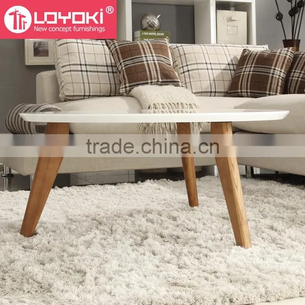 Living Room Round Shelf Coffee Table Modern Wooden Coffee Side Table Small Tea Table photo-3