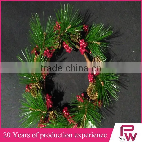 Factory Direct Sales Artificial Flower Candle Rings for Home Decoration photo-3