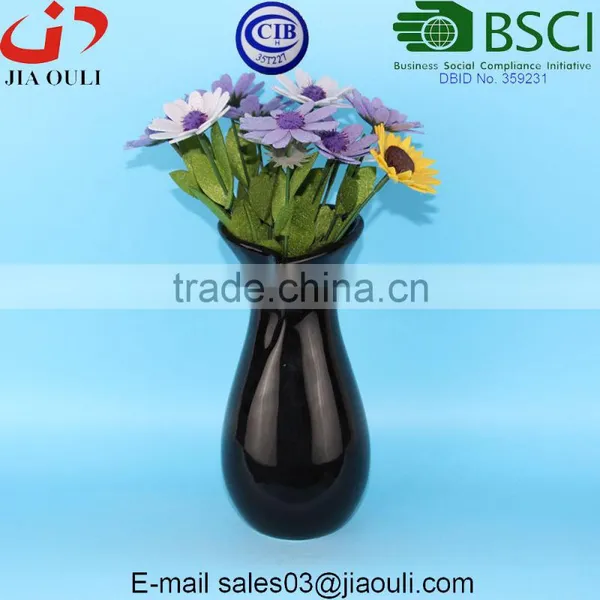 BSCI Audit Factory Cheap Heart Shape Ceramic Vase, Wedding Centerpiece Vases photo-6
