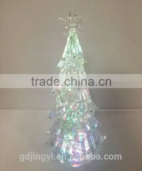 14.8inch New Acrylic Product Transparent LED Lighted Christmas Tree for Christmas Decoration photo-4