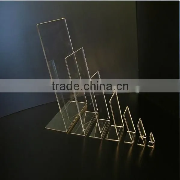 Restaurant/hotel/bar Clear Acrylic Creative Menu Holders photo-6
