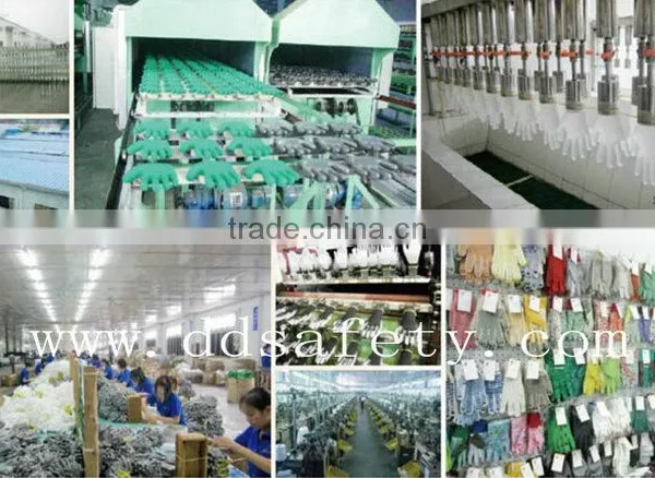 13GGray Polyester Nylon Shell PU Coated Hand Protective Safety Glove photo-5