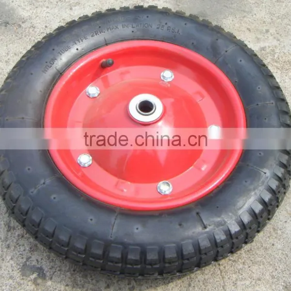 Air Wheel 14x4 Tool Cart Ues Wheels Rubber Wheel 4.00-8 With Steel Rim photo-6