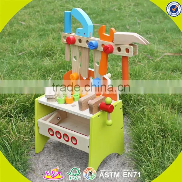 2017 New Design Kids Wooden Toy Tool Bench Best Design Children Wooden Toy Tool Bench Diy Baby Wooden Toy Tool Bench W03D030 photo-5