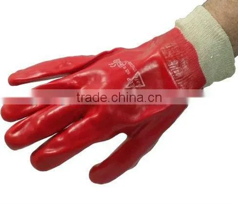 Red Color Latex Examination Gloves/Working Gloves In Guangzhou photo-3