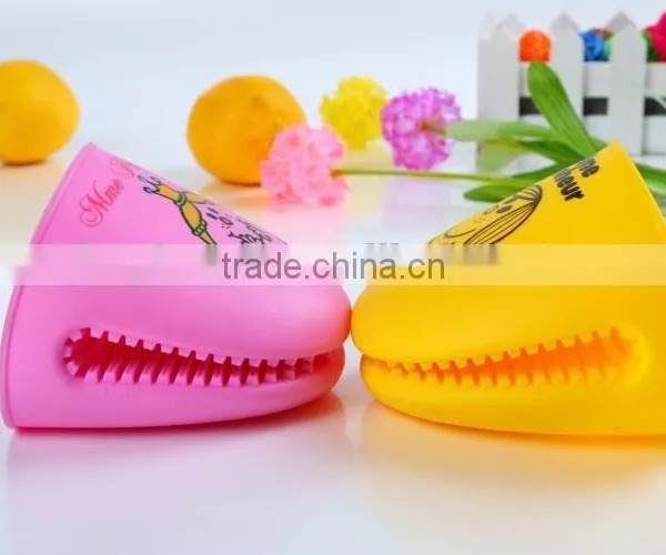 Cute Gloves Household Kitchen Colorful Heat Resistant Silicon Gloves photo-3