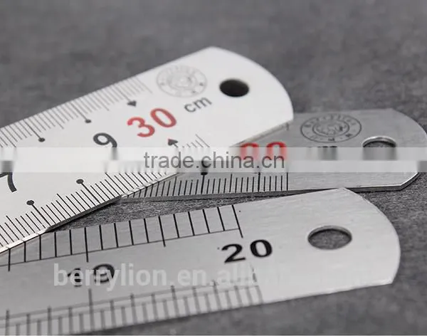 Berrylion Straight Ruler Stainless Steel Thicken Ruler Various Size From 150-2000mm photo-5