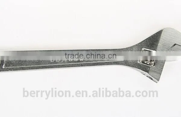Berrylion Surface Polished Adjustable Wrench 150-375mm Adjustable Spanner photo-2