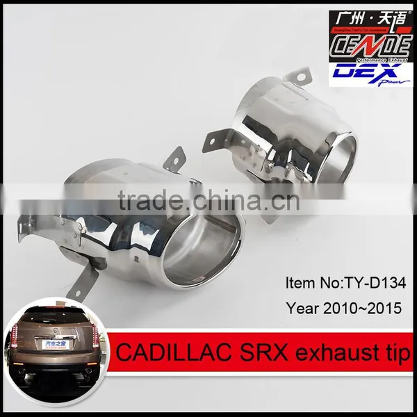 Auto Tuning Stainless Muffler Tip in Exhaust Pipe for Cadillac SRX photo-3