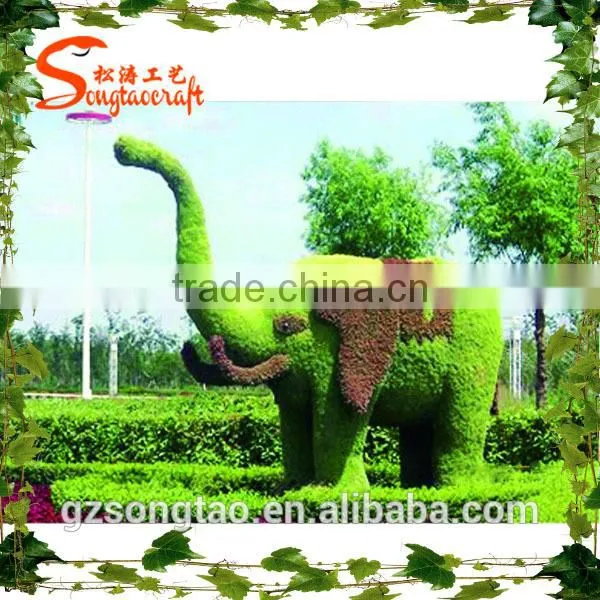 Landscape Garden Decorative Aritificial Grass Animal Topiary Ornament Cheap Price Artificial Grass Topiary photo-4